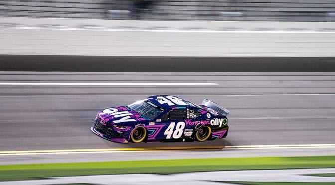 Featured Image for Alex Bowman’s pole-winning No. 48 falters in first Duel at Daytona