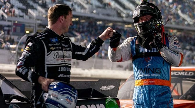 Featured image for Anderson repeats as Daytona runner-up, shares career day with Roper in Truck Series opener