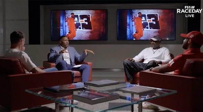 Featured Image for Michael Strahan sits down with Michael Jordan, Bubba Wallace, Denny Hamlin