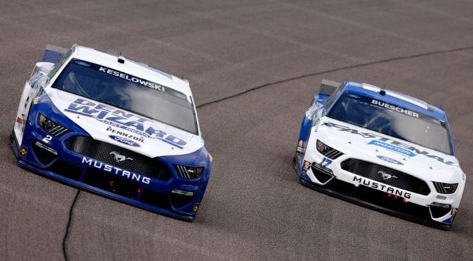 Featured Image for Chris Buescher drives No. 17 Ford Mustang to 14th-place finish at Las Vegas Motor Speedway