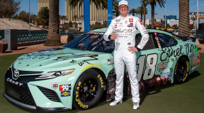 Featured Image for Vegas-based Ethel M Chocolates celebrates 40 years with special Kyle Busch paint scheme