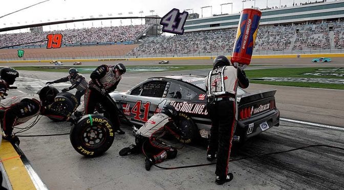 Featured Image for Shiplett, SHR No. 41 crew chief, suspended for lug-nut violation at Las Vegas