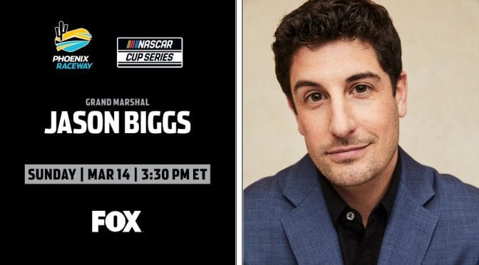 Featured Image for Jason Biggs to serve as virtual Grand Marshal for Cup Series race at Phoenix