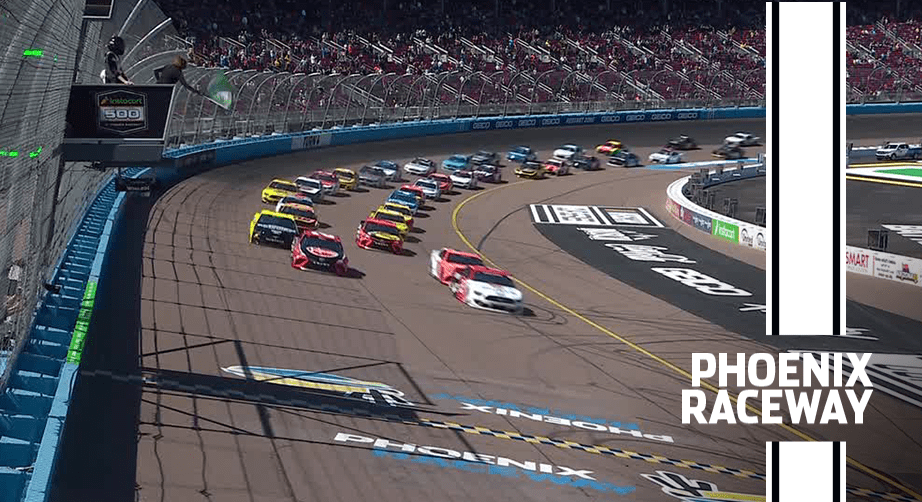 Brad Keselowski Leads The Field To Green At Phoenix Raceway Nascar