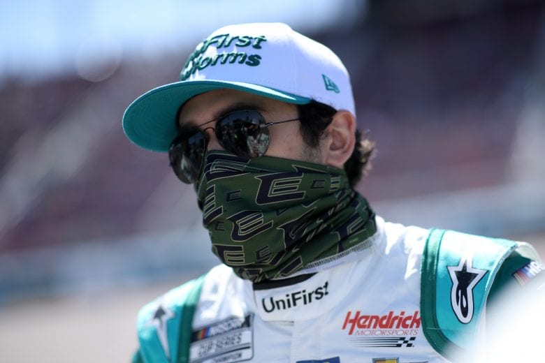 AVONDALE, ARIZONA - MARCH 14: Chase Elliott, driver of the #9 UniFirst Chevrolet, waits on the grid prior to the NASCAR Cup Series Instacart 500 at Phoenix Raceway on March 14, 2021 in Avondale, Arizona. (Photo by Sean Gardner/Getty Images) | Getty Images