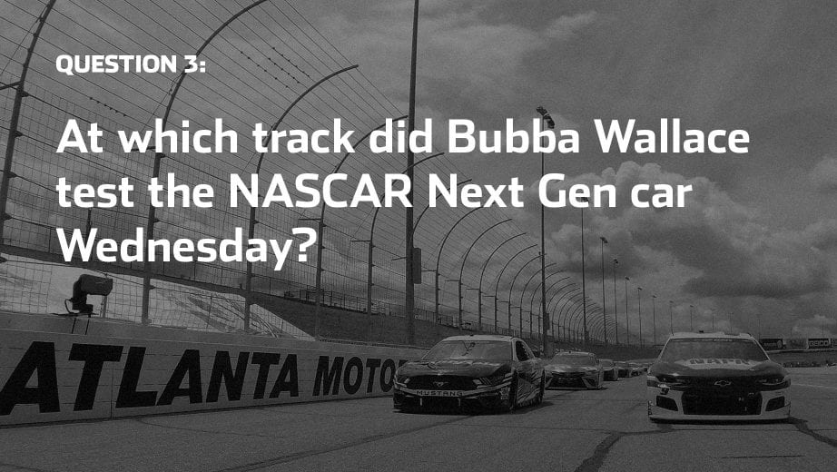 Race Day News Trivia Atlanta Quiz NASCAR