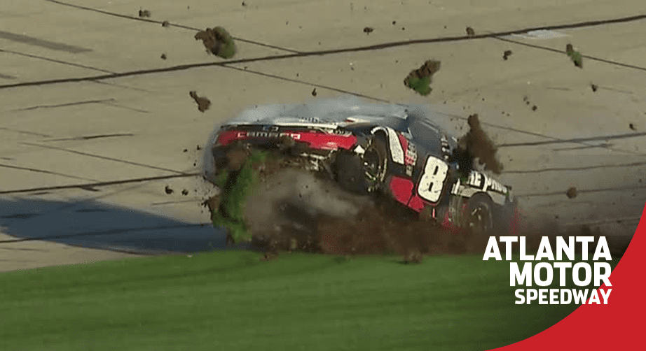 Josh Berry blasts through infield grass at Atlanta | NASCAR