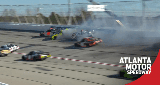 Brandon Jones wreck collects favorites at end of Stage 1