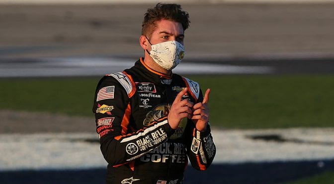 Featured image for NASCAR officials: No penalty for Noah Gragson after review of Atlanta pit-road incident