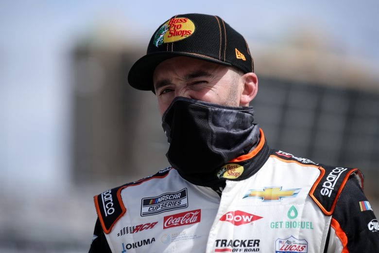 HAMPTON, GEORGIA - MARCH 21: Austin Dillon, driver of the #3 Bass Pro Shops/Tracker Off Road Chevrolet, waits on the grid prior to the NASCAR Cup Series Folds of Honor QuikTrip 500 at Atlanta Motor Speedway on March 21, 2021 in Hampton, Georgia. (Photo by Sean Gardner/Getty Images) | Getty Images