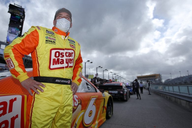 HOMESTEAD, FLORIDA - FEBRUARY 28: Ryan Newman, driver of the #6 Oscar Mayer Hot Dogs Ford, waits on the grid prior to the NASCAR Cup Series Dixie Vodka 400 at Homestead-Miami Speedway on February 28, 2021 in Homestead, Florida. (Photo by Sean Gardner/Getty Images) | Getty Images
