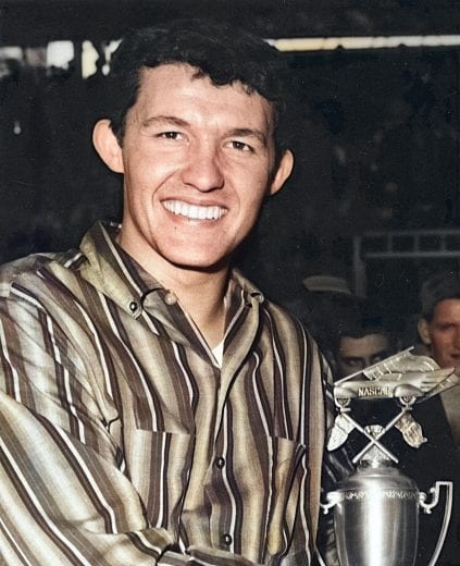 1961: Richard Petty found his way to his fourth career win in capturing the 100-miler on the dirt oval at Richmond, Virginia in 1961. (Photo by ISC Archives/CQ-Roll Call Group via Getty Images)