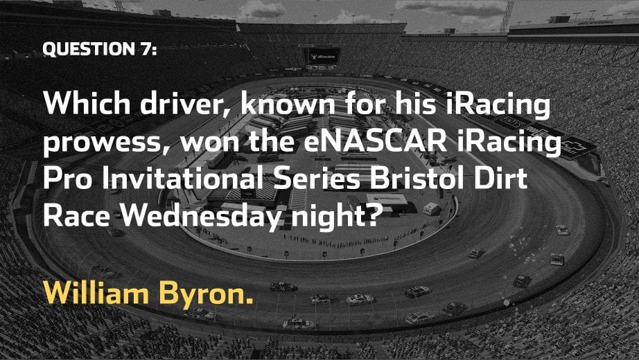 2021 Mar 28 Steveluvender Race Day Trivia Bristol 15