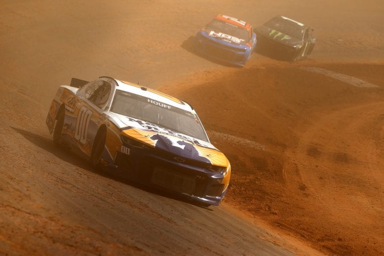 BRISTOL, TENNESSEE - MARCH 26: Quin Houff, driver of the #00 Mane 'n Tail Chevrolet, drives during practice for the NASCAR Cup Series Food City Dirt Race at Bristol Motor Speedway on March 26, 2021 in Bristol, Tennessee. (Photo by Jared C. Tilton/Getty Images) | Getty Images