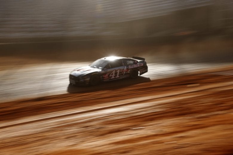 BRISTOL, TENNESSEE - MARCH 26: Cole Custer, driver of the #41 HaasTooling.com Ford, drives during practice for the NASCAR Cup Series Food City Dirt Race at Bristol Motor Speedway on March 26, 2021 in Bristol, Tennessee. (Photo by Chris Graythen/Getty Images) | Getty Images