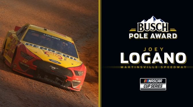 Featured Image for Joey Logano secures Busch Pole Award for Martinsville