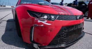 Scenes from Next Gen testing at Darlington Raceway