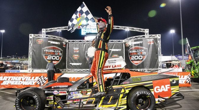 Featured Image for Eric Goodale finally gets to bring The Grandfather Clock home with Martinsville win
