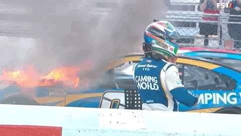 Suarez Arms Not Happy With Car On Fire