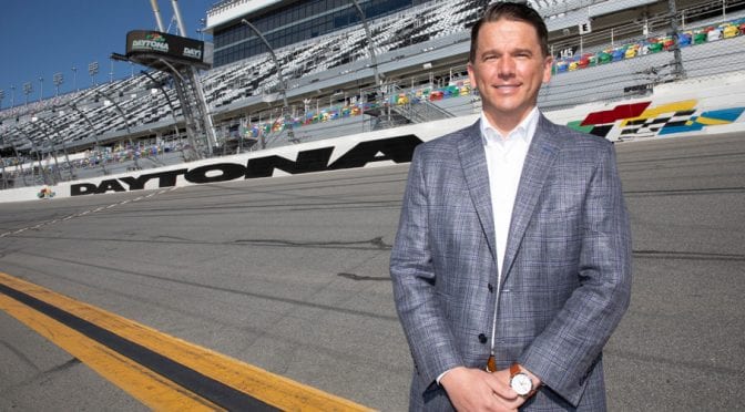 Kelleher brings racing background, workmanlike approach to Daytona president role