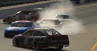 Matt Bussa bumps Garrett Lowe, causes massive wreck at Richmond