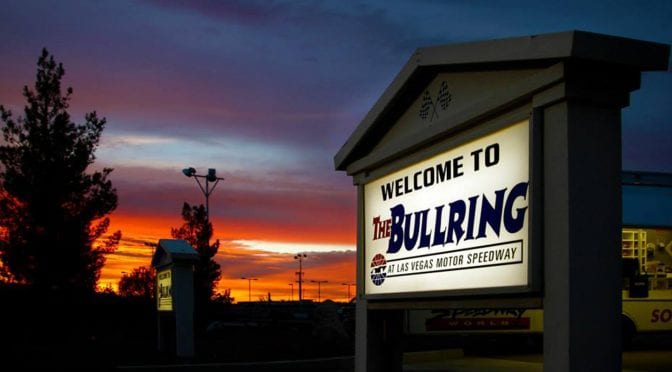 Racing resumes at the Bullring at Las Vegas Motor Speedway