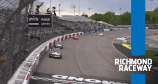 John Hunter Nemechek holds off his boss to win at Richmond