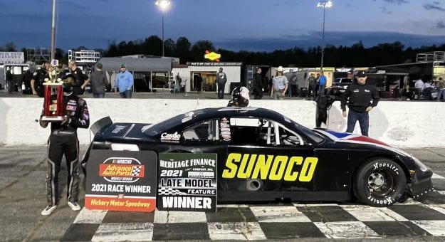 Rajah Caruth sweeps Hickory Late Model features