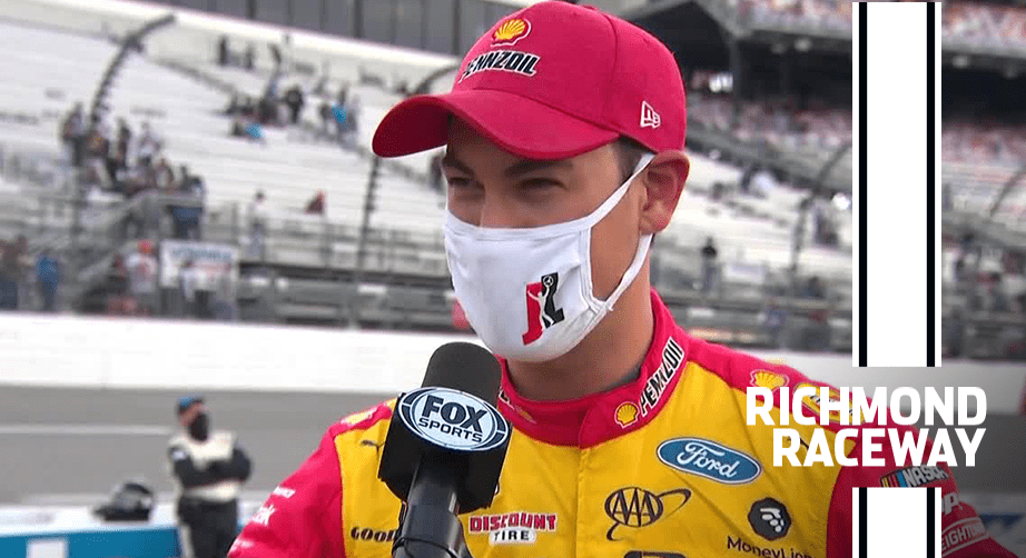 ‘Dang it’: Logano comes up short at Richmond Raceway