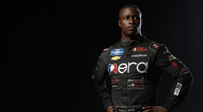 Featured image for Jesse Iwuji wins eNASCAR iRacing Pro Invitational Series Fan Vote