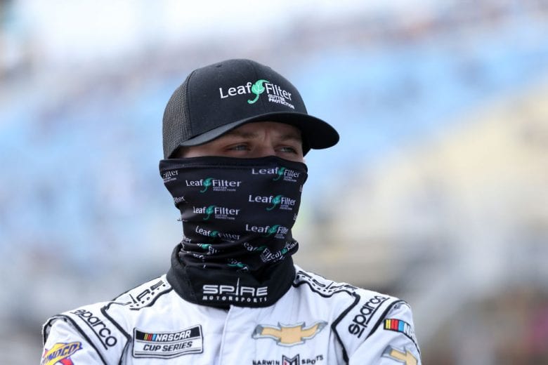 HOMESTEAD, FLORIDA - FEBRUARY 28: Justin Haley, driver of the #77 Diamond Creek Water Chevrolet, waits on the grid prior to the NASCAR Cup Series Dixie Vodka 400 at Homestead-Miami Speedway on February 28, 2021 in Homestead, Florida. (Photo by Sean Gardner/Getty Images) | Getty Images