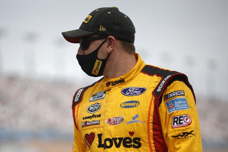 LAS VEGAS, NEVADA - MARCH 07: Michael McDowell, driver of the #34 Love's Travel Stops Ford, waits on the grid prior to the NASCAR Cup Series Pennzoil 400 presented by Jiffy Lube at Las Vegas Motor Speedway on March 07, 2021 in Las Vegas, Nevada. (Photo by Chris Graythen/Getty Images) | Getty Images