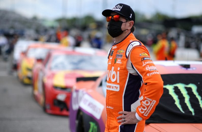 RICHMOND, VIRGINIA - APRIL 18: Kurt Busch, driver of the #1 Tubi TV Chevrolet, waits on the grid prior to the NASCAR Cup Series Toyota Owners 400 at Richmond Raceway on April 18, 2021 in Richmond, Virginia. (Photo by Sean Gardner/Getty Images) | Getty Images