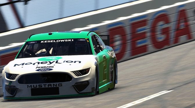 Featured image for Recap: Brad Keselowski wins eNASCAR iRacing Pro Invitational Series race at Talladega