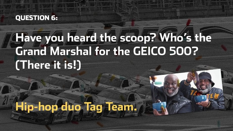 2021 Apr 25 Steveluvender Race Day Trivia Talladega 13
