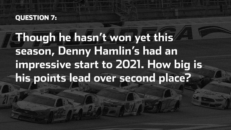 2021 Apr 25 Steveluvender Race Day Trivia Talladega 14