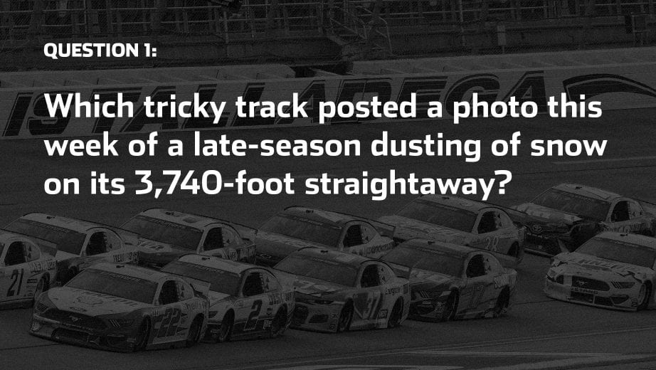 2021 Apr 25 Steveluvender Race Day Trivia Talladega 2