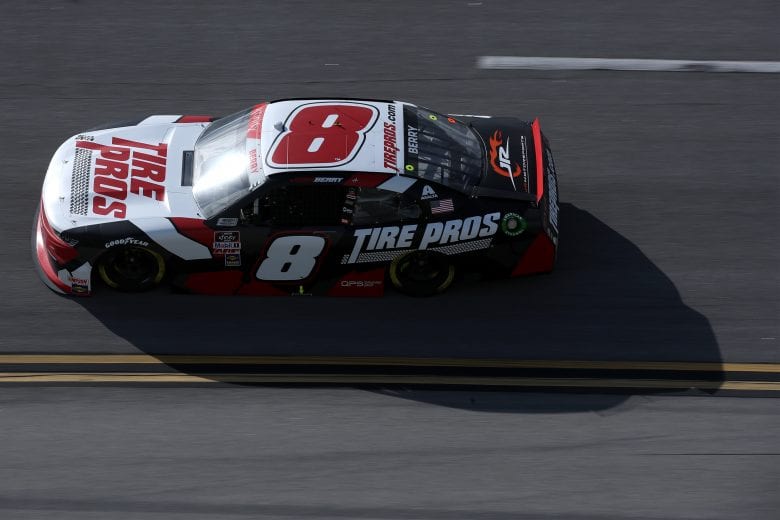TALLADEGA, ALABAMA - APRIL 24: Josh Berry, driver of the #8 Tire Pros Chevrolet, drives during the NASCAR Xfinity Series Ag-Pro 300 at Talladega Superspeedway on April 24, 2021 in Talladega, Alabama. (Photo by Sean Gardner/Getty Images) | Getty Images