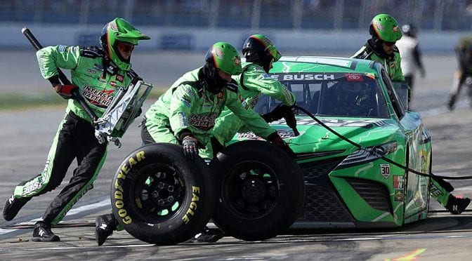 Featured image for Penalty report: JGR No. 18 team fined for lug-nut violation after Talladega