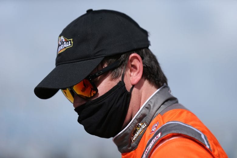 HOMESTEAD, FLORIDA - FEBRUARY 28: Erik Jones, driver of the #43 Armor All Chevrolet, waits on the grid prior to the NASCAR Cup Series Dixie Vodka 400 at Homestead-Miami Speedway on February 28, 2021 in Homestead, Florida. (Photo by Sean Gardner/Getty Images) | Getty Images