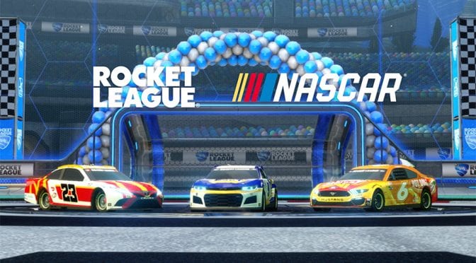 Featured image for Psyonix, NASCAR announce NASCAR 2021 fan pack available in Rocket League on May 6