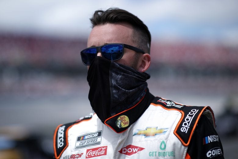 TALLADEGA, ALABAMA - APRIL 25: Austin Dillon, driver of the #3 BassProShops/TrackerOffRoad Chev, waits on the grid prior to the NASCAR Cup Series GEICO 500 at Talladega Superspeedway on April 25, 2021 in Talladega, Alabama. (Photo by Sean Gardner/Getty Images) | Getty Images