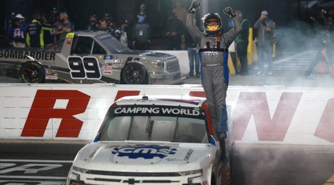 Featured Image for Creed survives late Darlington dust-ups to win Camping World Truck Series race