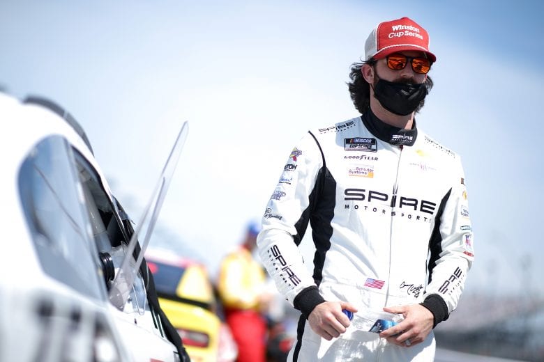 DARLINGTON, SOUTH CAROLINA - MAY 09: Corey LaJoie, driver of the #7 In Memory of Alan Kulwicki Chevrolet, waits on the grid prior to the NASCAR Cup Series Goodyear 400 at Darlington Raceway on May 09, 2021 in Darlington, South Carolina. (Photo by Sean Gardner/Getty Images) | Getty Images