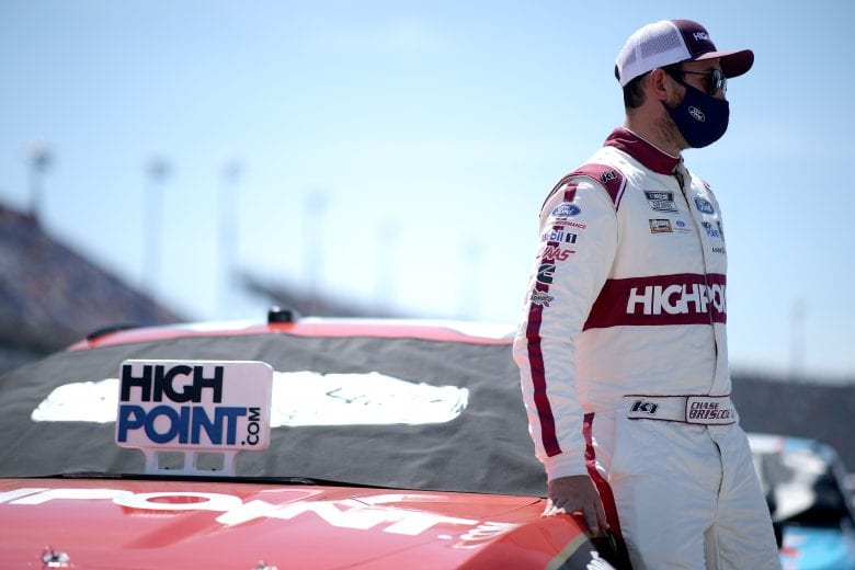 DARLINGTON, SOUTH CAROLINA - MAY 09: Chase Briscoe, driver of the #14 HighPoint.com Throwback Ford, waits on the grid prior to the NASCAR Cup Series Goodyear 400 at Darlington Raceway on May 09, 2021 in Darlington, South Carolina. (Photo by Sean Gardner/Getty Images) | Getty Images