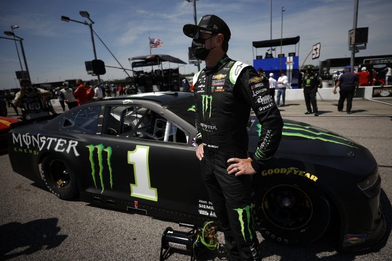 DARLINGTON, SOUTH CAROLINA - MAY 09: Kurt Busch, driver of the #1 Monster Energy Chevrolet, waits on the grid prior to the NASCAR Cup Series Goodyear 400 at Darlington Raceway on May 09, 2021 in Darlington, South Carolina. (Photo by Chris Graythen/Getty Images) | Getty Images