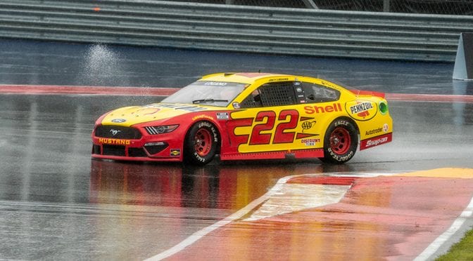 Featured image for Slip ‘n slide: Cup Series completes first COTA laps in wet weather