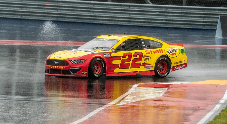 Slip 'n slide Cup cars complete first COTA laps in wet weather NASCAR