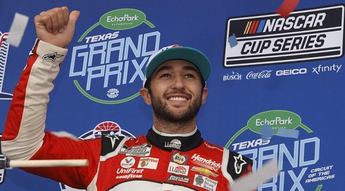 Featured Image for Chase Elliott wins rain-shortened Texas Grand Prix at Circuit of The Americas