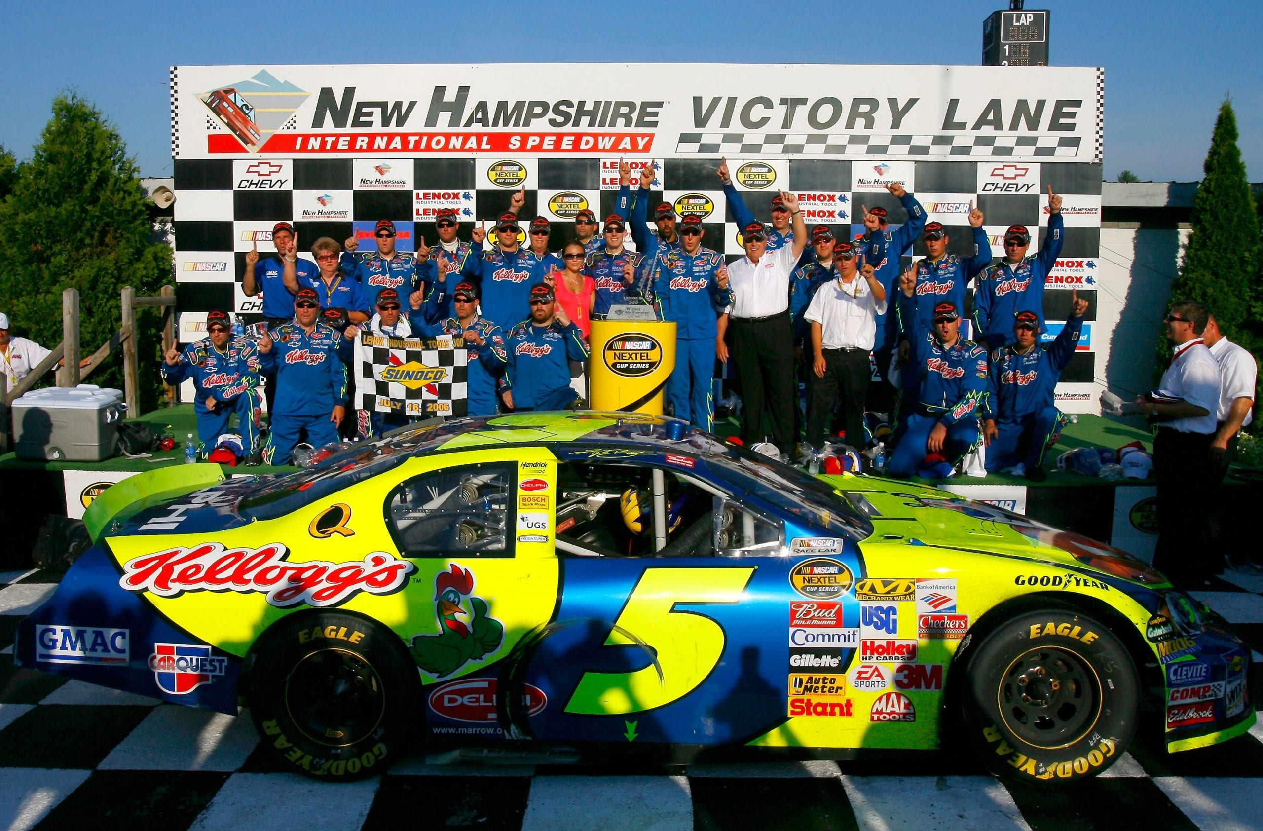 Hendrick Motorsports' most wins by track NASCAR